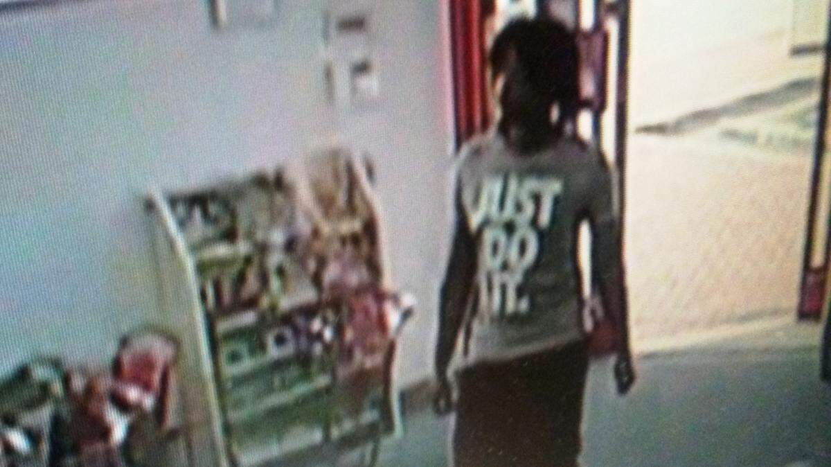 The Bibb County Sheriff’s Office is seeking the public’s help in identifying this suspect, who’s accused of pushing a disabled woman and her walker to the ground and fleeing with her purse at a CVS in Macon.