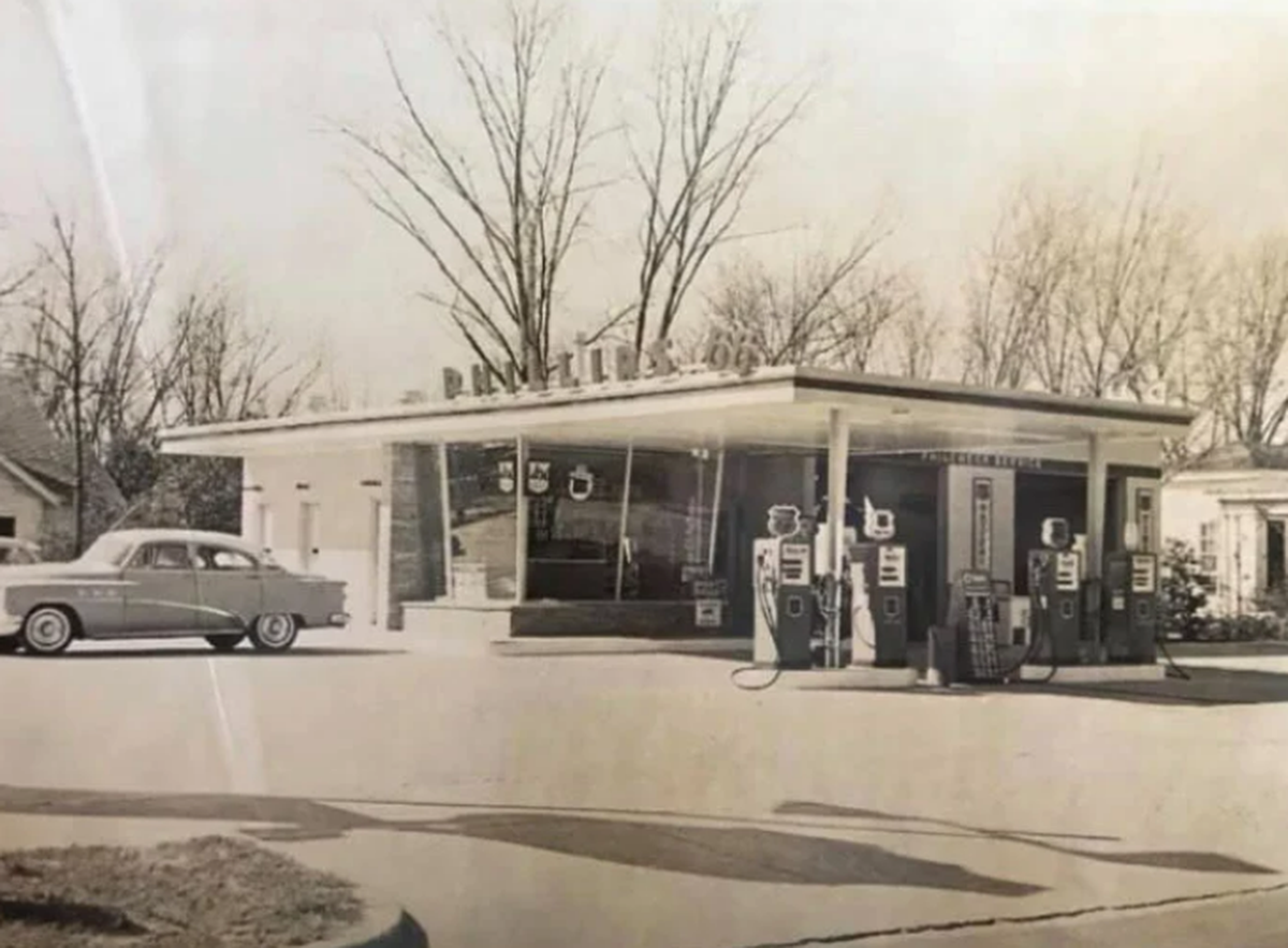 Morning by Morning Coffee Company in Perry, GA was once a Pure Gas Station in 1957.