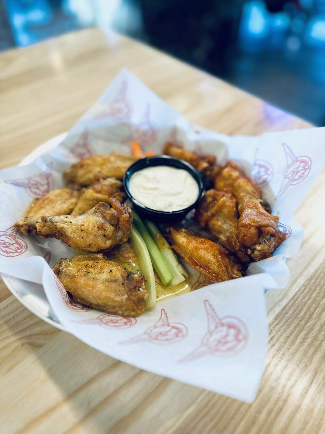 The wings at Taco Mac in Macon are scrumptious.