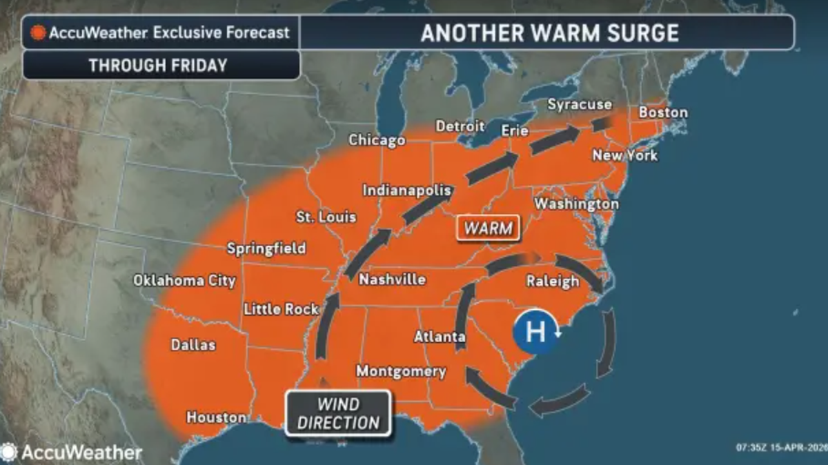 A spring heat wave is headed to Georgia soon.