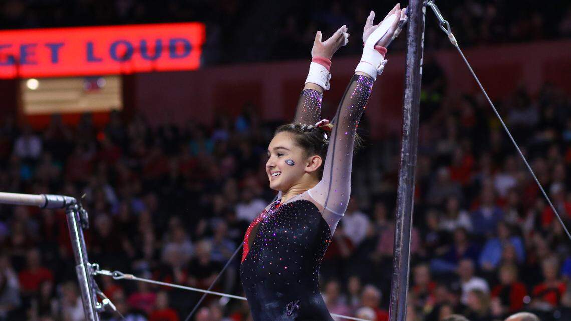 GymDogs set timetable for ‘hopeful’ return of junior Emily Schild to uneven bars