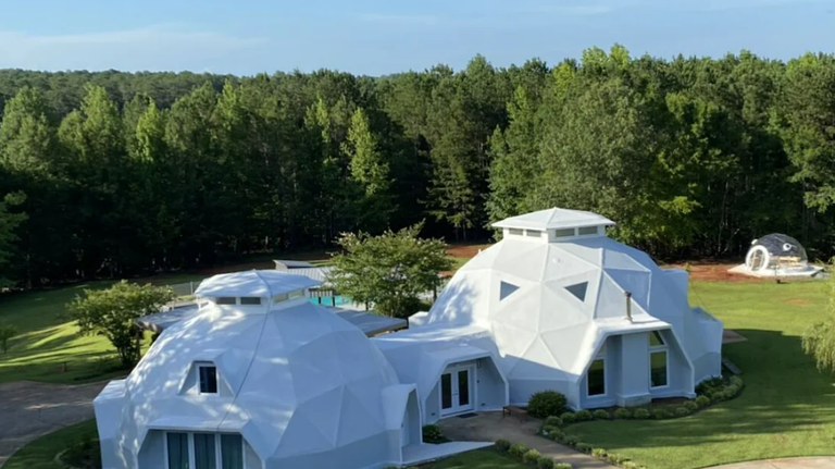 Have you ever stayed in a Luxury Dome? Now you can. Take a look inside one in Jones Co