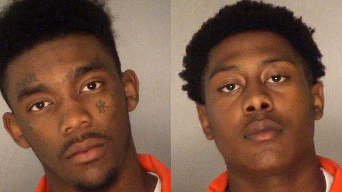 Twayne Jafar Rainey Jr., left, and Deshafore Deandre Hicks