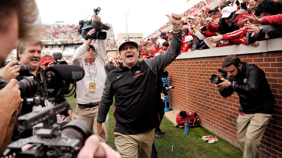 Georgia head coach Kirby Smart.