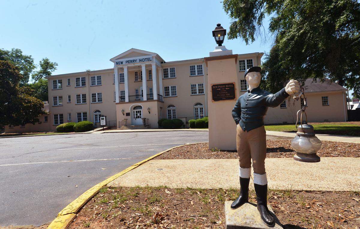 Telegraph file photo of the New Perry Hotel taken on June 18, 2015.