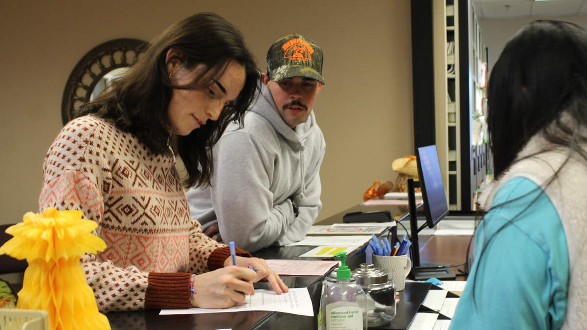 Partners Cole Tyler Lee (right) and Nicole Elizabeth Hamilton (left) filed documents to request a hearing for Hamilton’s legal name change on Friday, Nov. 15, at the Houston County, Ga. Superior Court.
