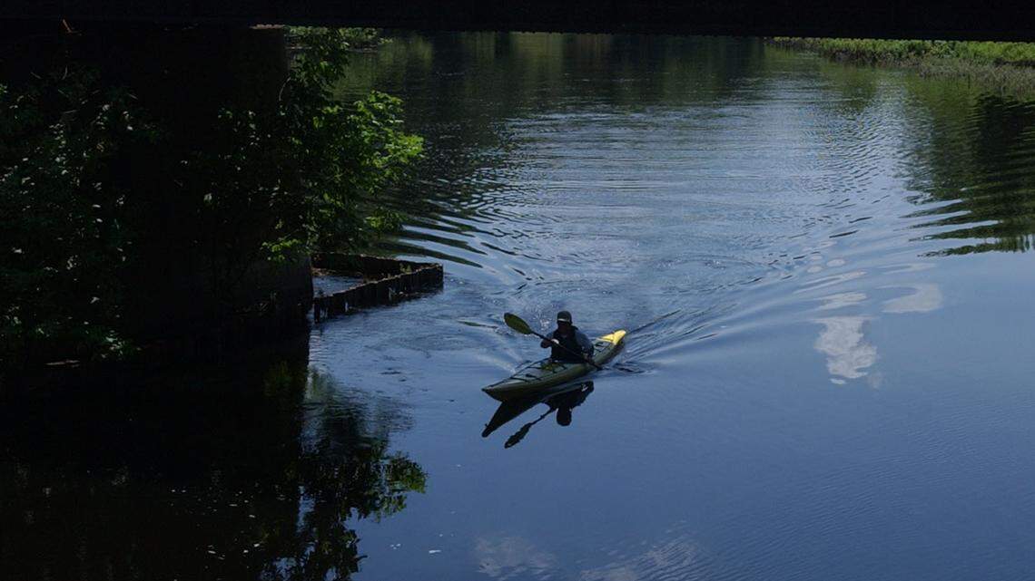 Deputies are still looking for the three men who attacked the kayaker. (AP Photo/Chitose Suzuki)