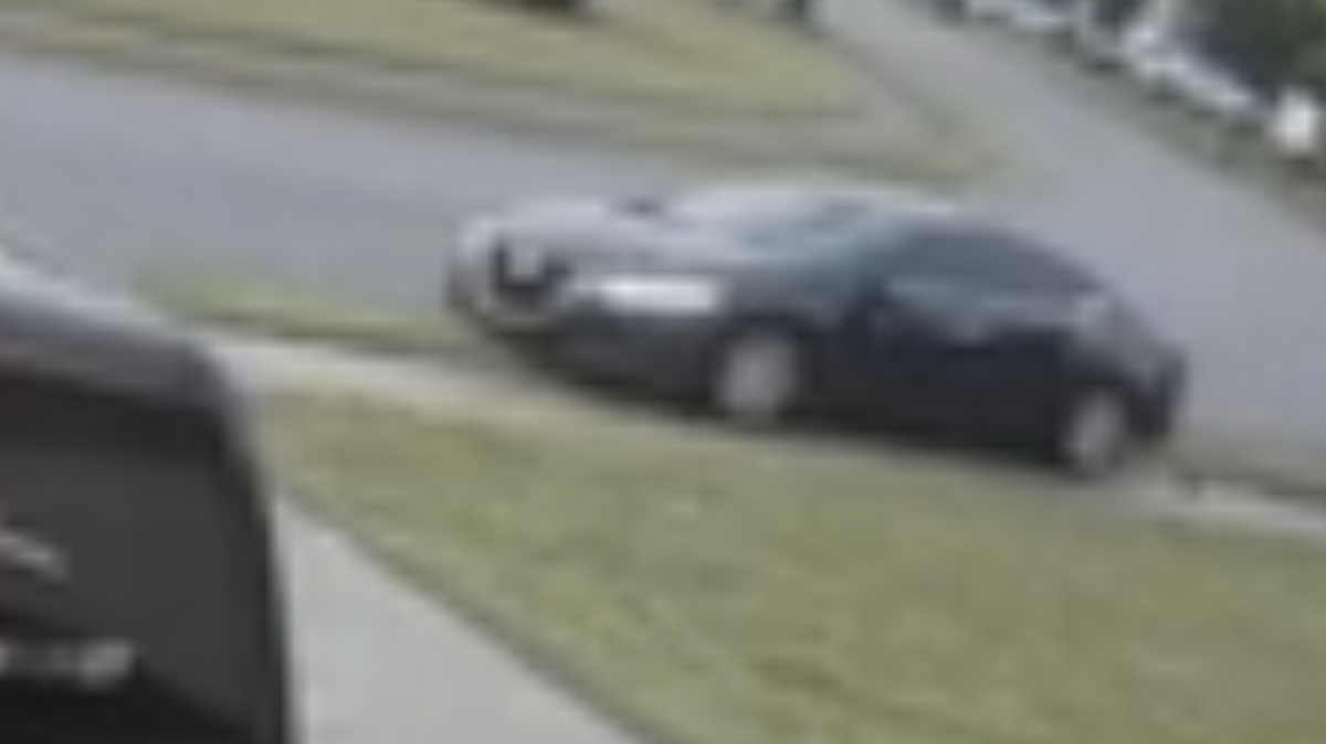 This Nissan Altima was involved in a hit-and-run that sent a man to the hospital with minor injuries, according to Byron police.