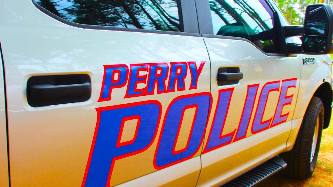 A Perry Police Department vehicle in an undated Telegraph photo.