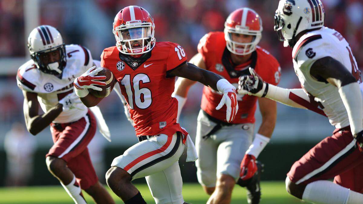 Georgia wide receiver Isaiah McKenzie (16) and the Bulldogs host non-conference foe Southern on Saturday before a big SEC game with Alabama next week.