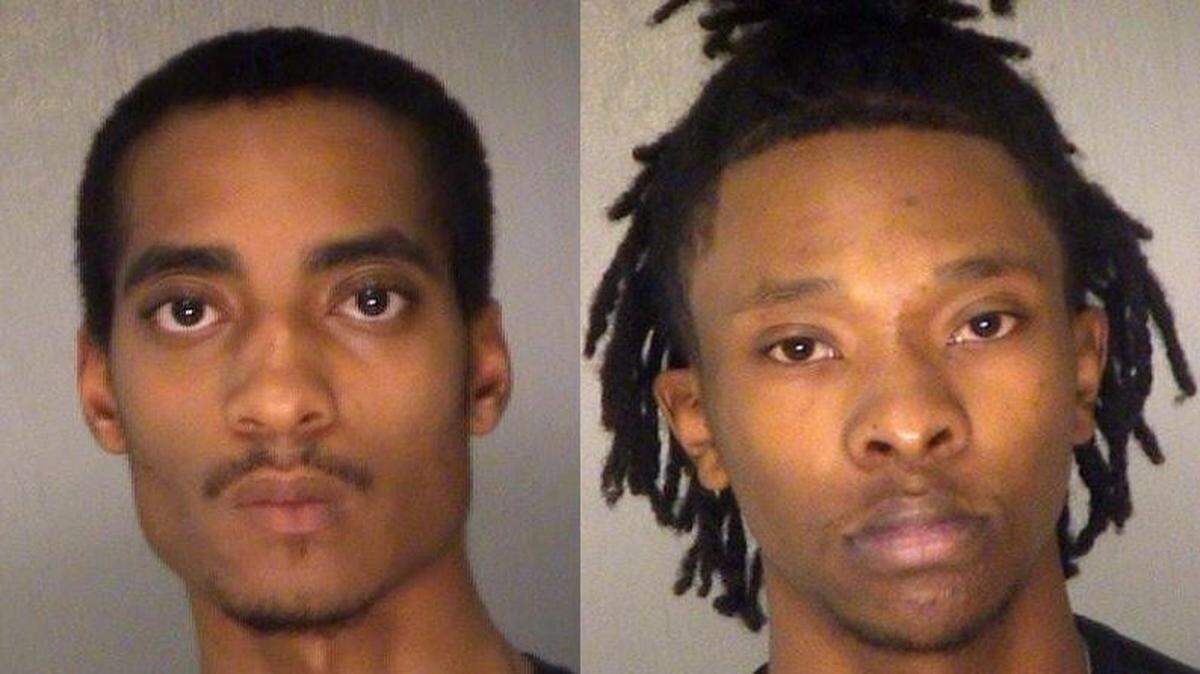 William Andrew Gilmore, left, Travis Michael Harris