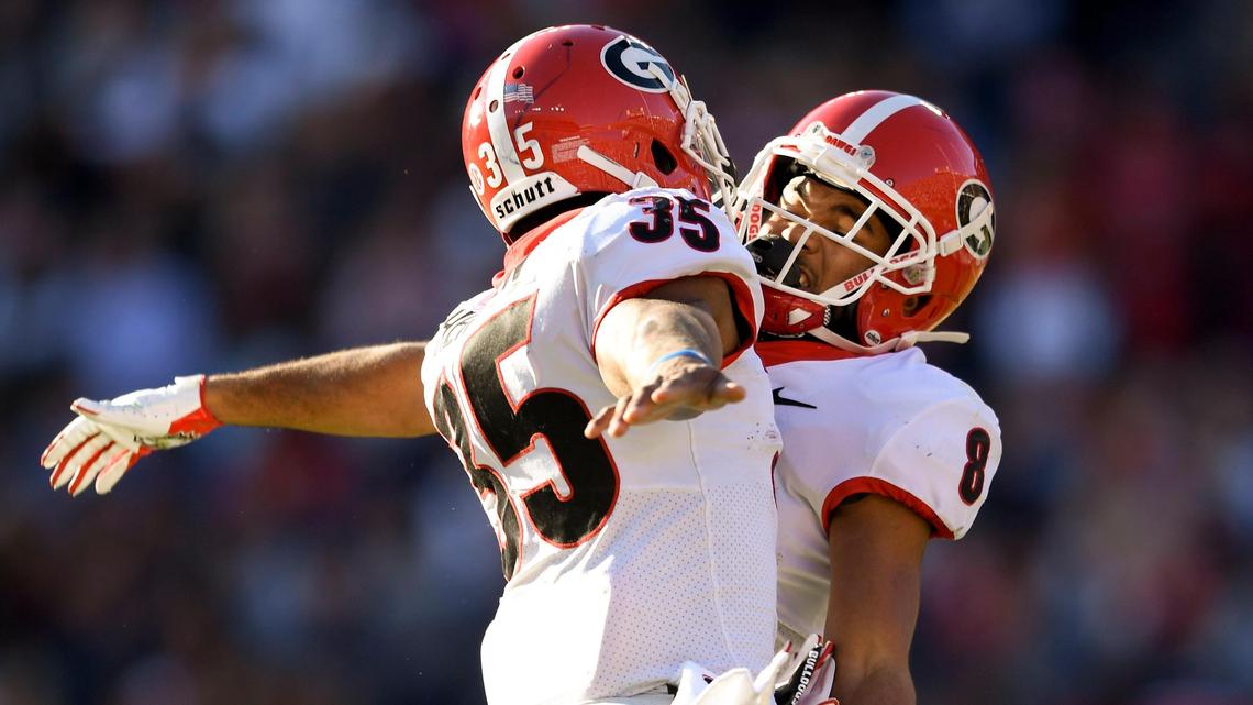 Georgia takes home SEC East title for third season in a row with win over Auburn
