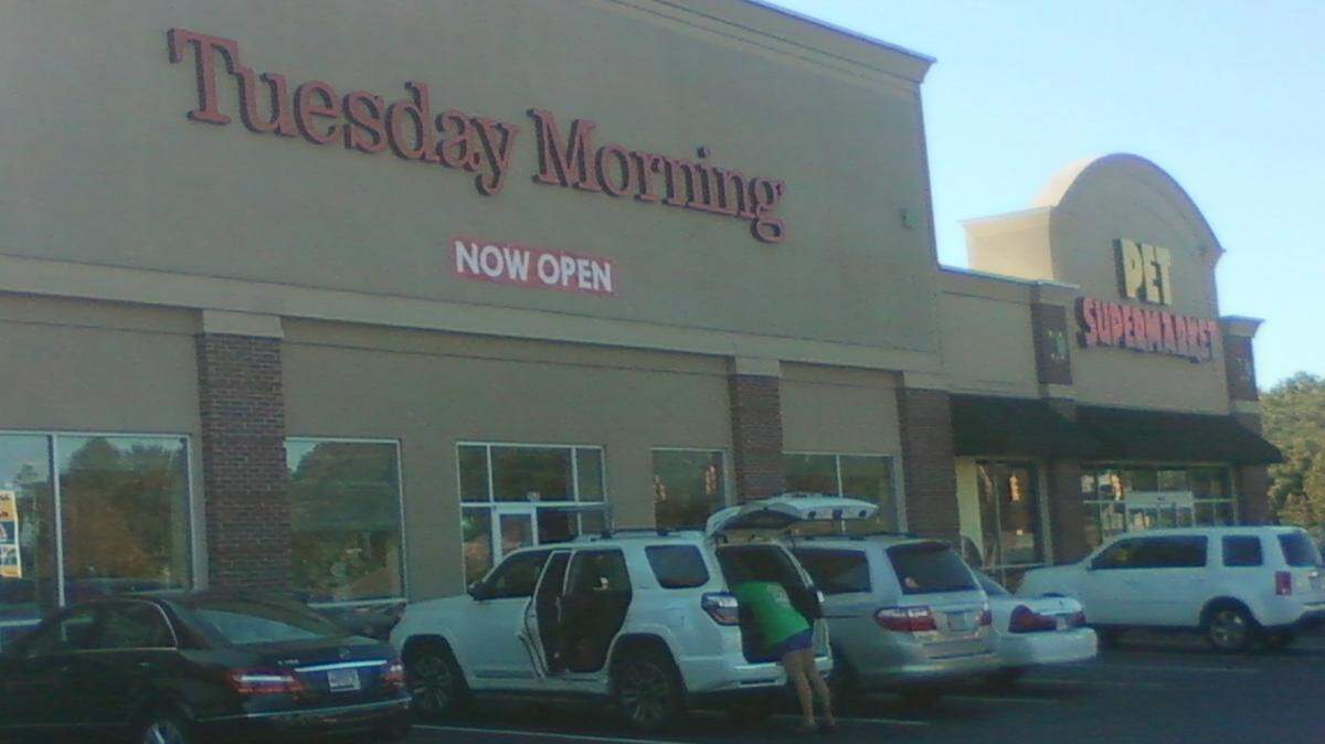 The Tuesday Morning store has opened on Tom Hill Sr. Boulevard in north Macon.