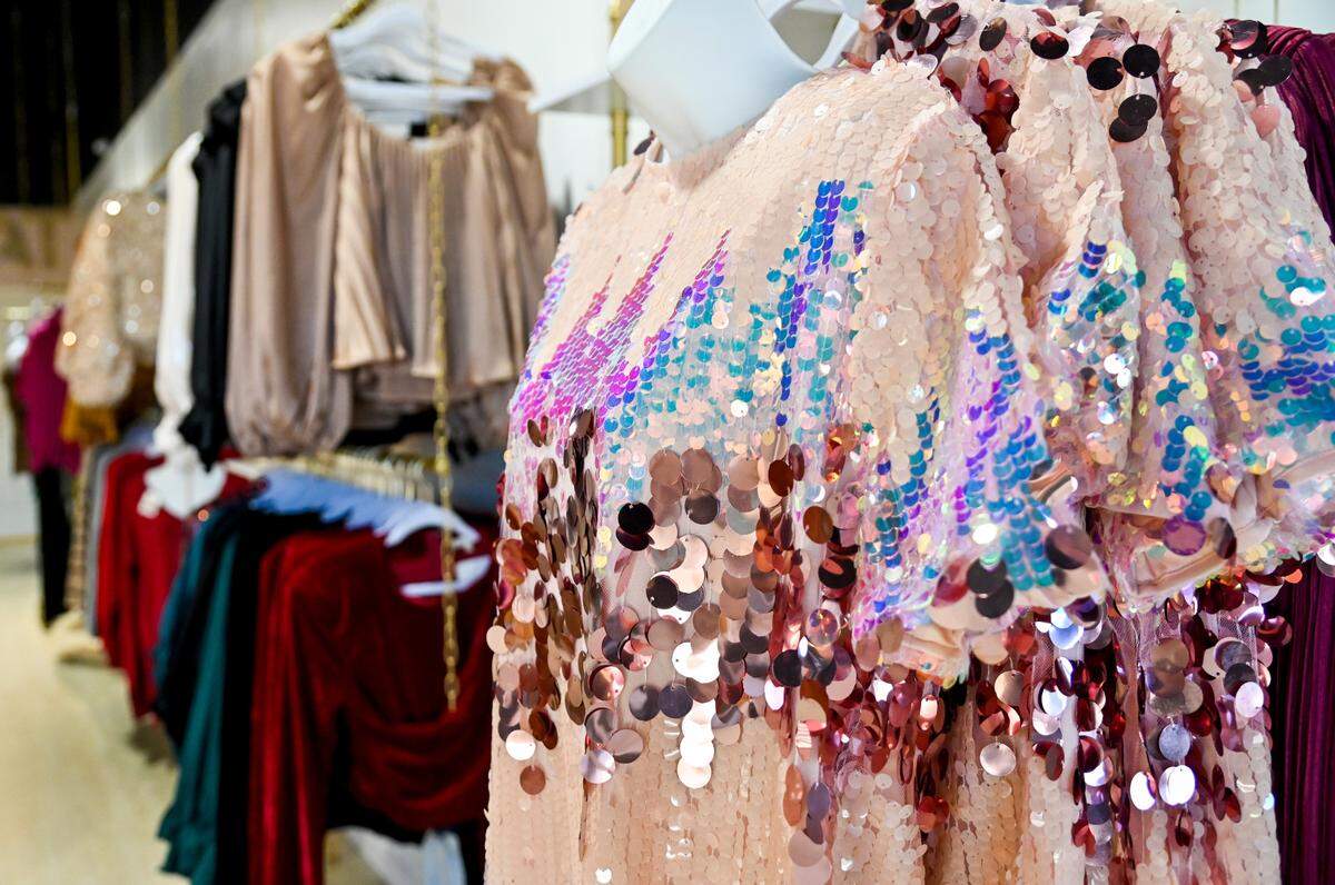 Merchandise available for sale at Dolly James Boutique, located located at 89 Sandy Run Road in Bonaire.