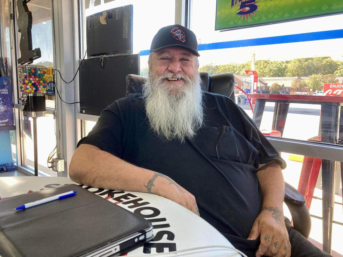 Denny “Big D” Horton, owner of Big D’s Bar-B-Q at 280 Carl Vinson Parkway in Warner Robins.