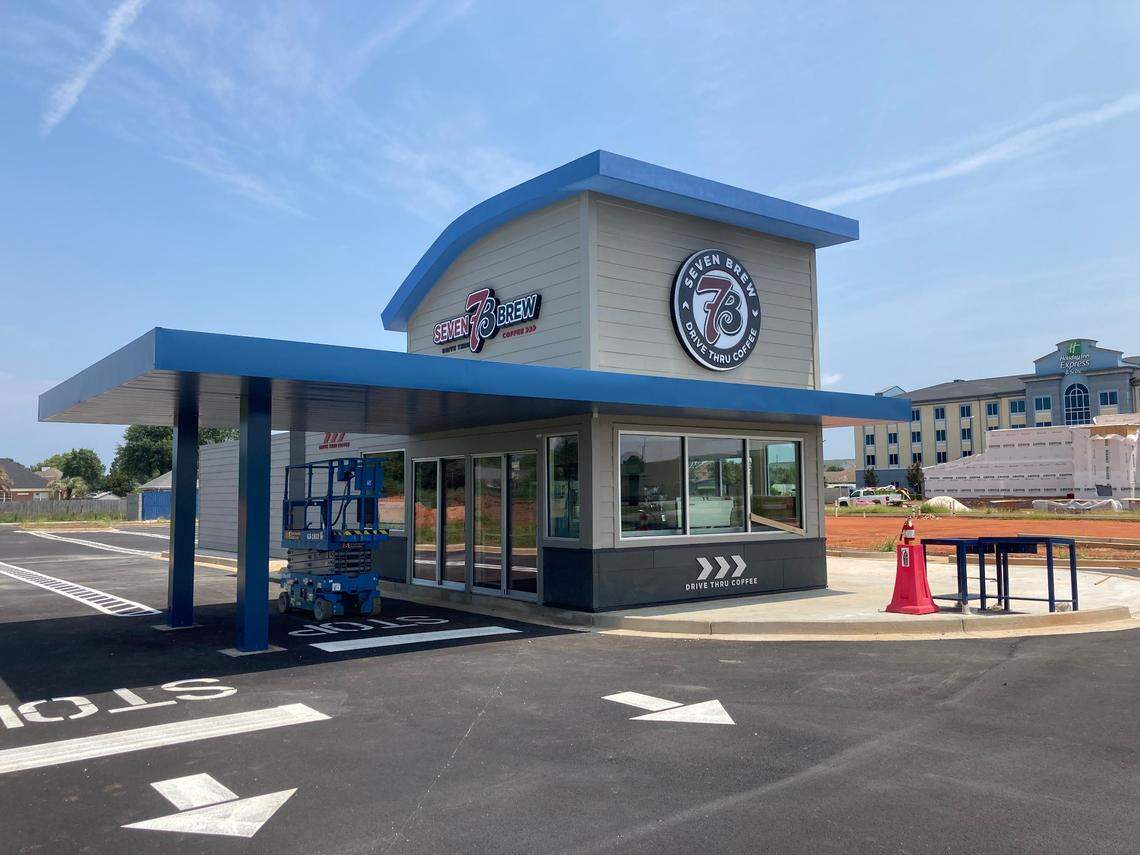 7 Brew Coffee at 4030 Watson Blvd. in Warner Robins has a targeted opening date. Another on Bass Road in Macon is expected to open next.
