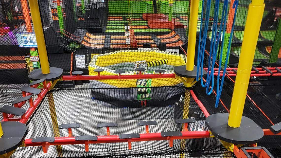 A more than 40,000-square-foot, three-story Xtreme Air Mega Park is going up at 705 Osigian Blvd. on 5.81 acres next to a Warner Robins fire station. The trampoline park is expected to have attractions like these.
