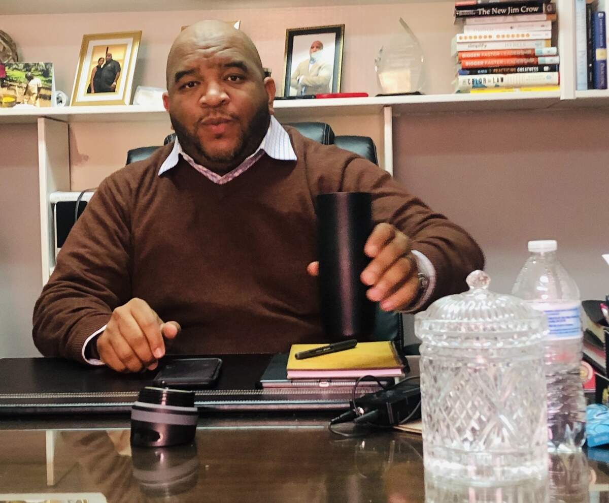 Pastor Dominique Johnson of Kingdom Life church in east Macon.