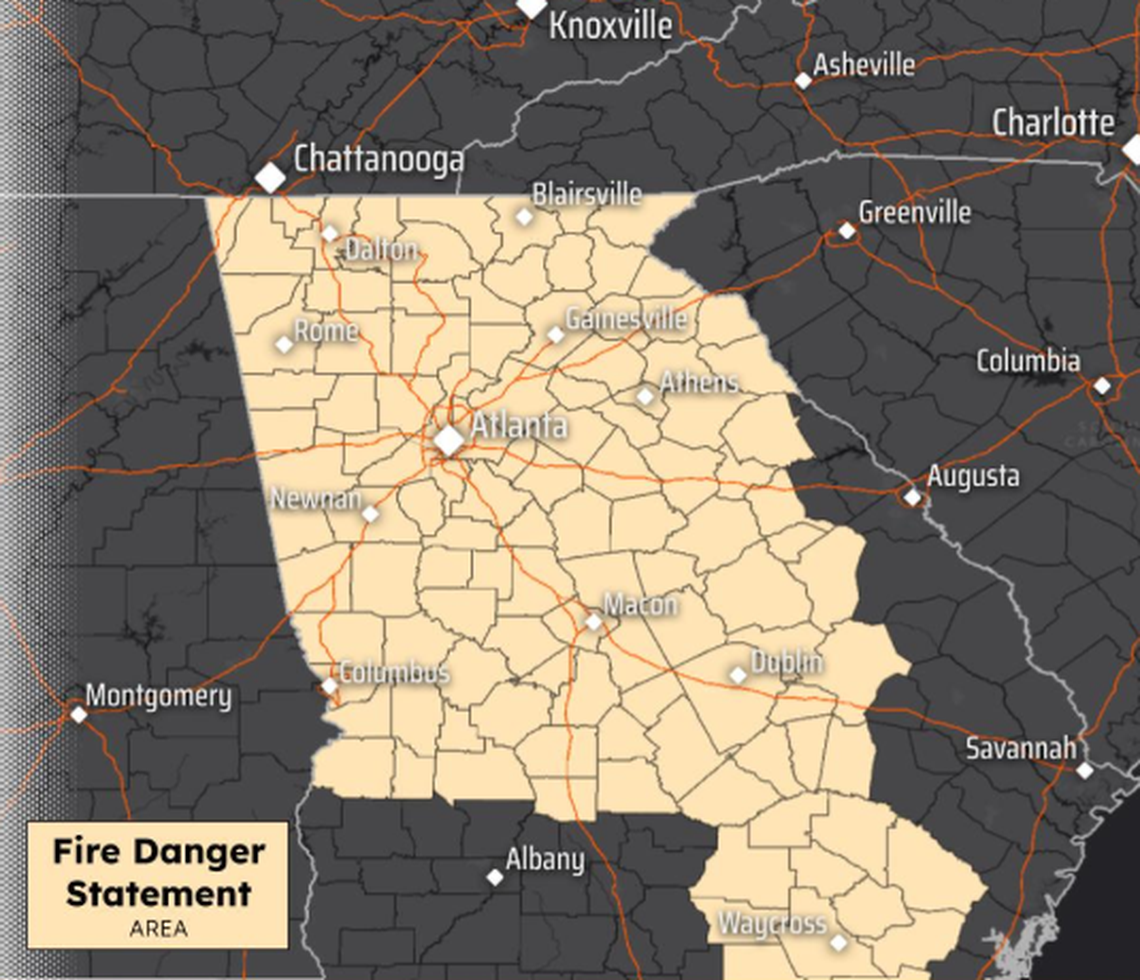NWS Fire Danger area