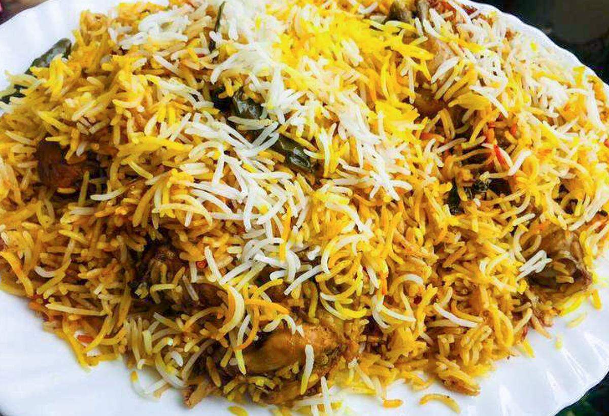 Zam Zam Market menu includes Biryani, a mixed rice dish with chicken or goat with mild, medium or spicy seasoning based on the customer’s preference.