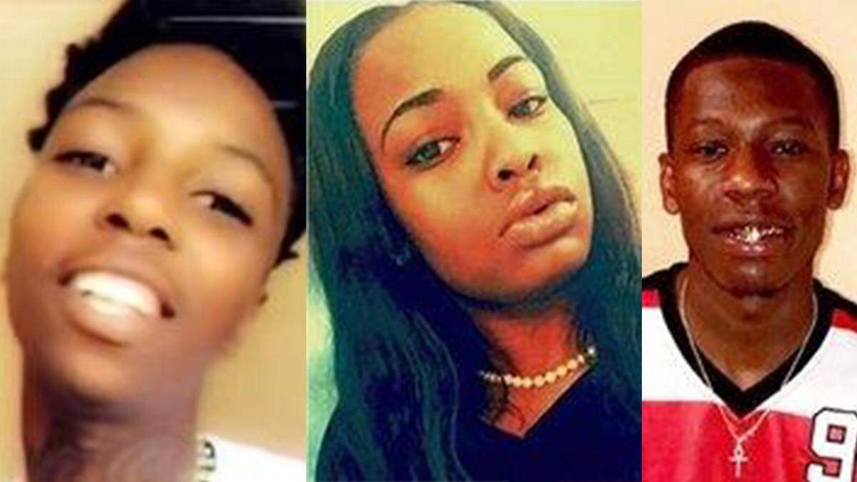 Since Oct. 30, 2018, three young people in Macon with various connections, be it through mutual friends or rivals, have been gunned down in shootings across the city. Kendrick Darnell Davis, 16, left, was killed first. On Dec. 23, 2018, TyNesha Desha Hammonds, 20, center, was shot to death. Keshawn Maurice “Ding” Jackson, 18, right, was slain May 6 of this year.