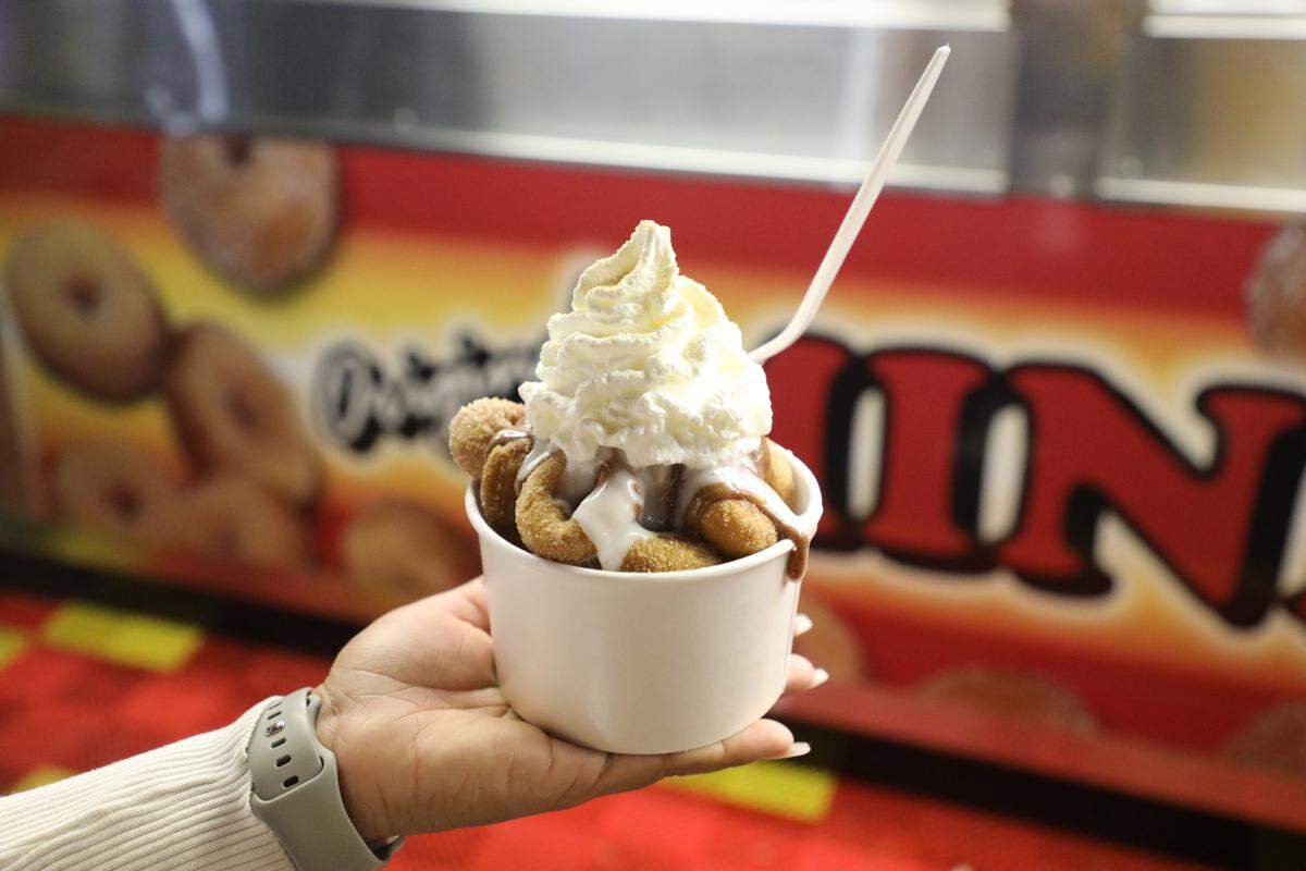Cinna-Roll mini donuts from the Donut Family at the Georgia National Fair.