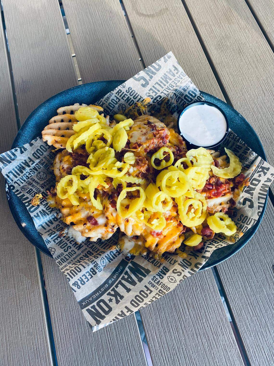 The Waffle Cheese Fries were *chef’s kiss*