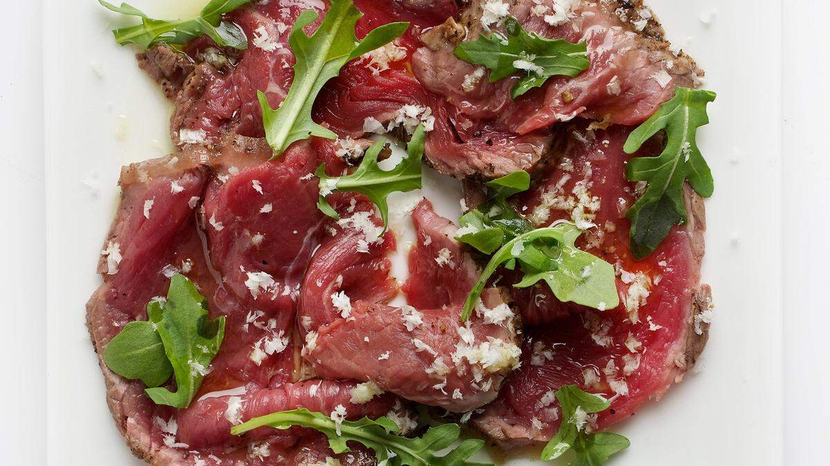 Pepper and Horseradish Carpaccio of Beef