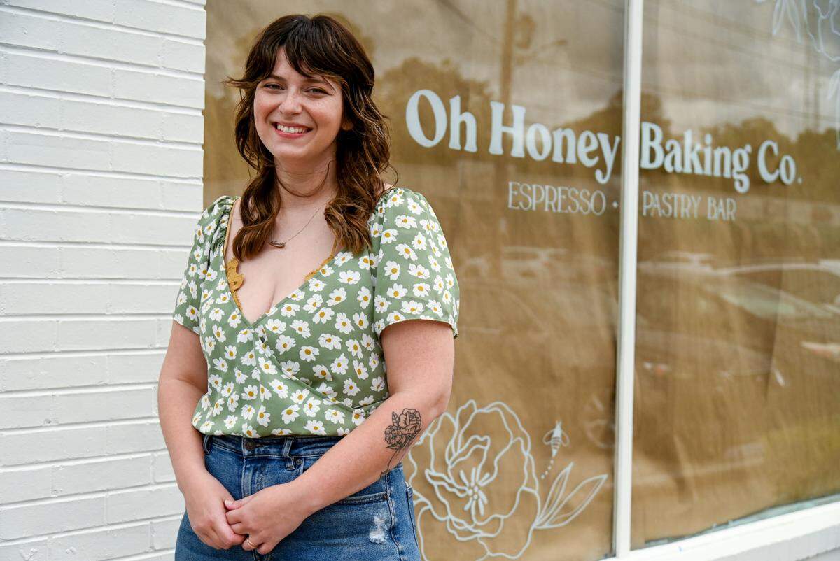 Adriana Horton, owner of Oh Honey Bakery Co., is opening a storefront bakery soon at 2391 Ingleside Ave. in the historic Ingleside Village in Macon.