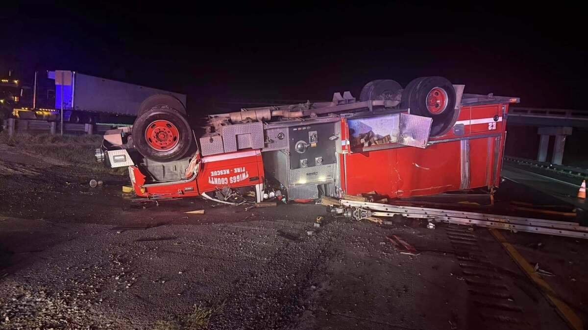 The driver of a fire truck is recovering after the truck was flipped in Twiggs County, Georgia, according to the local sheriff’s office. 