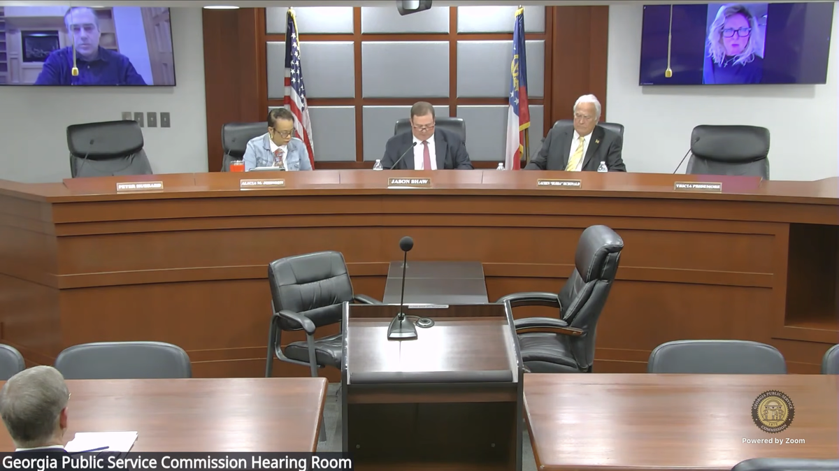 Georgia Public Service commissioners vote to deny a motion to reconsider Georgia Power’s 10-gigawatt expansion plan in administrative session.