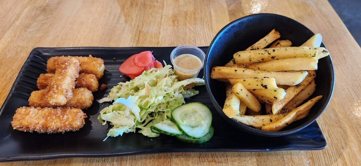 A Tenmii Plate with tofu at Tenmii Japanese Eatery at 1625 Bass Road, Suite 330, in the North Macon Plaza.