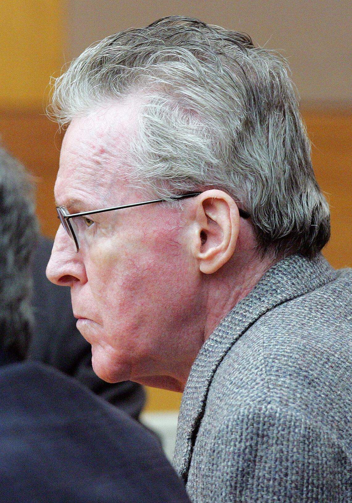 James Sullivan in 2006 as a Fulton County jury convicts him of murder for hiring a hit man to kill his wife on Jan. 16, 1987.