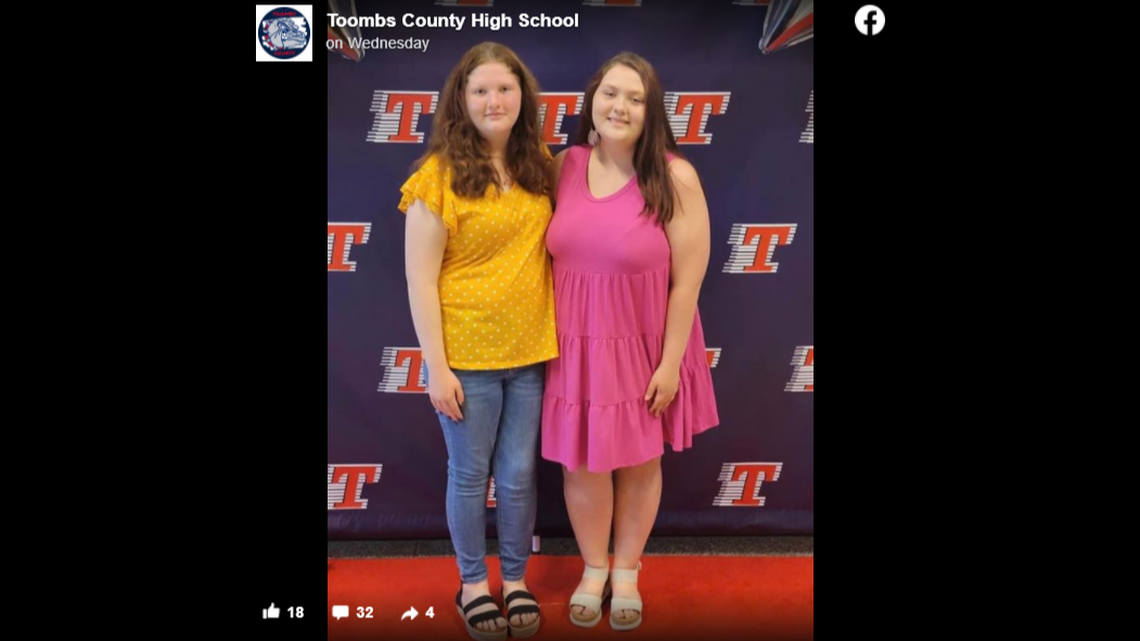 Two sisters were killed in a Georgia crash, officials said.