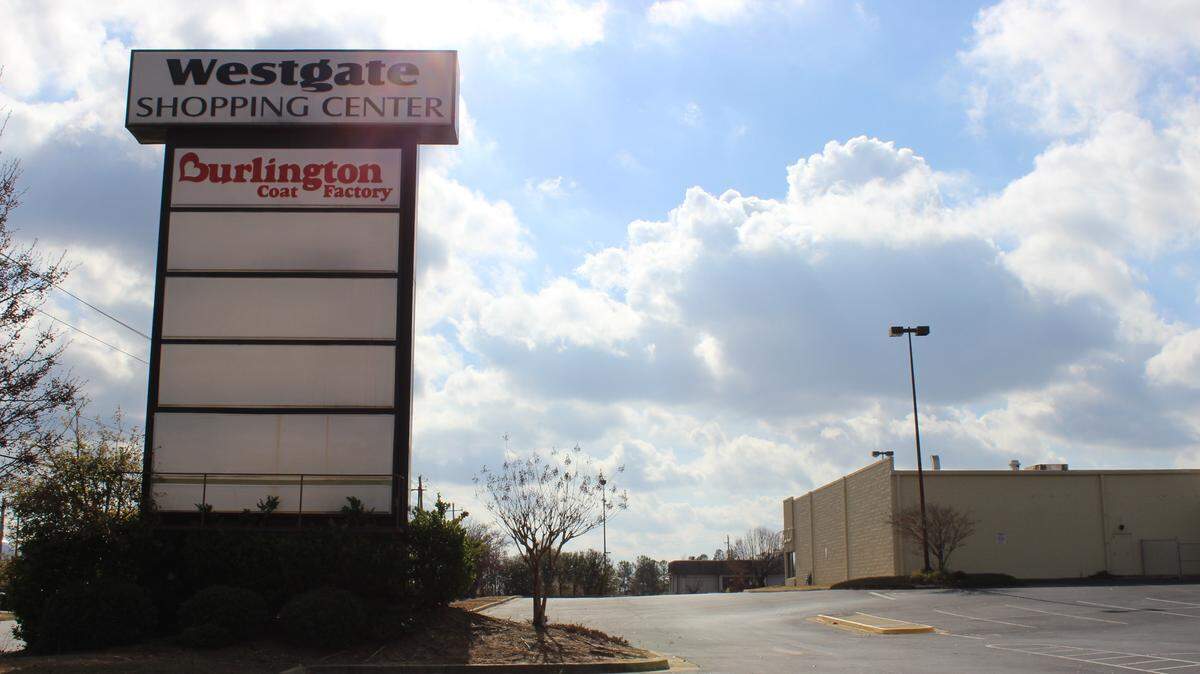 The Westgate Shopping Center, pictured in this 2014 file photo, sits mostly abandoned.