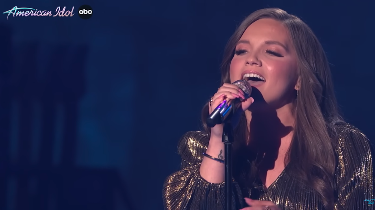 Megan Danielle, from Douglasville, Georgia, performed “Go Rest High on That Mountain” on the Monday, May 1, episode of “American Idol.”