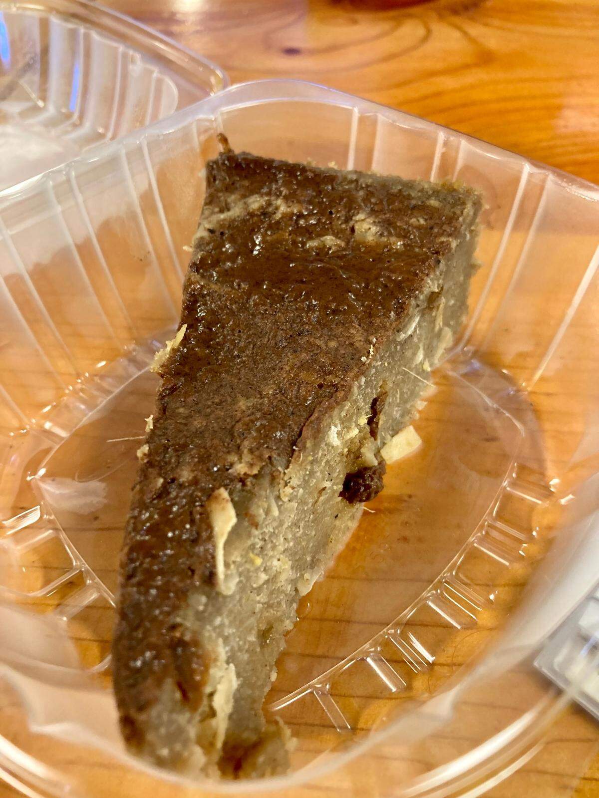 Potato pudding from KJK Jamaican Kitchen at 3348 Vineville Ave. in Macon.