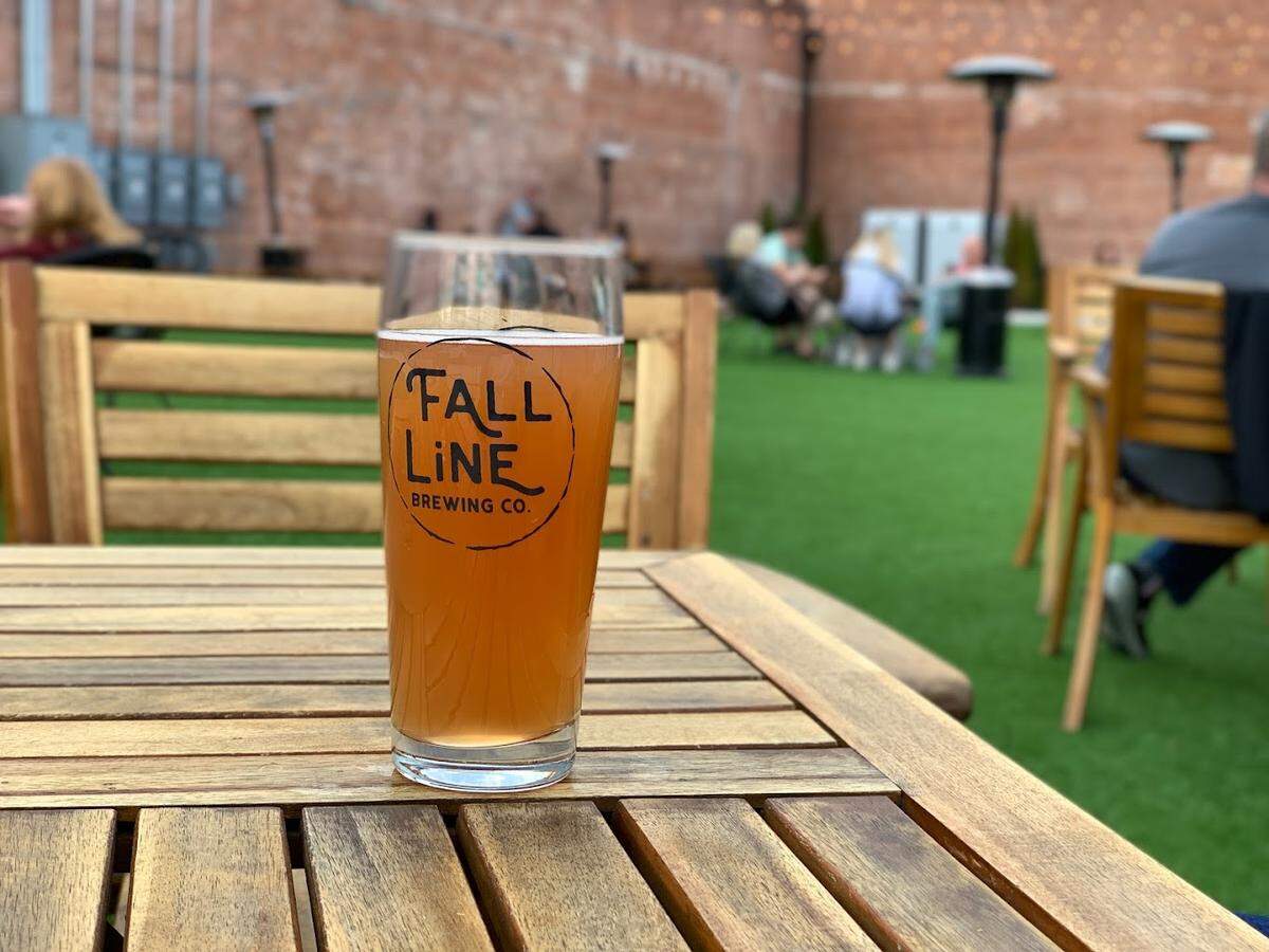 Grab a cold beer at Fall Line Brewing in Macon, Georgia.