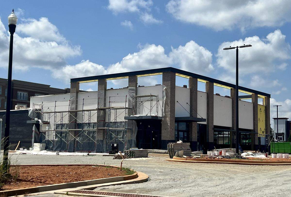 Construction is underway at the new Taco Mac location in North Macon.