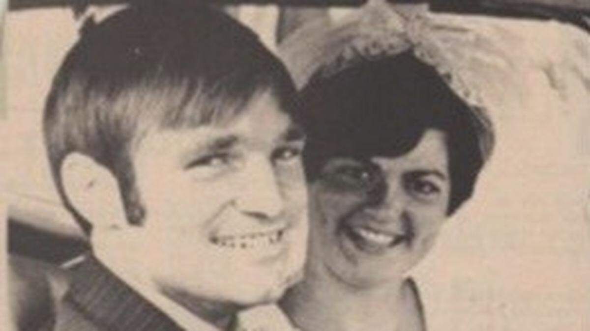 Ernie Hodge and Mary Pat Van Osdol’s marriage was front page news in August of 1970.