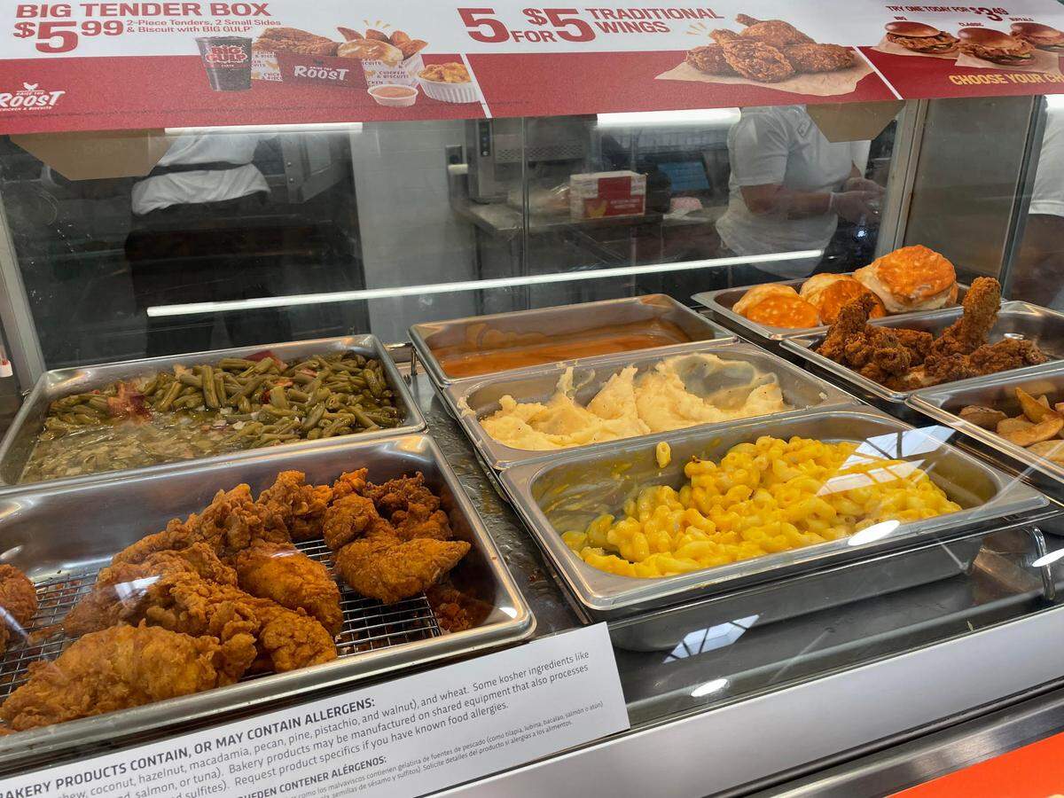 A few offerings from Raise the Roost Chicken & Biscuits.