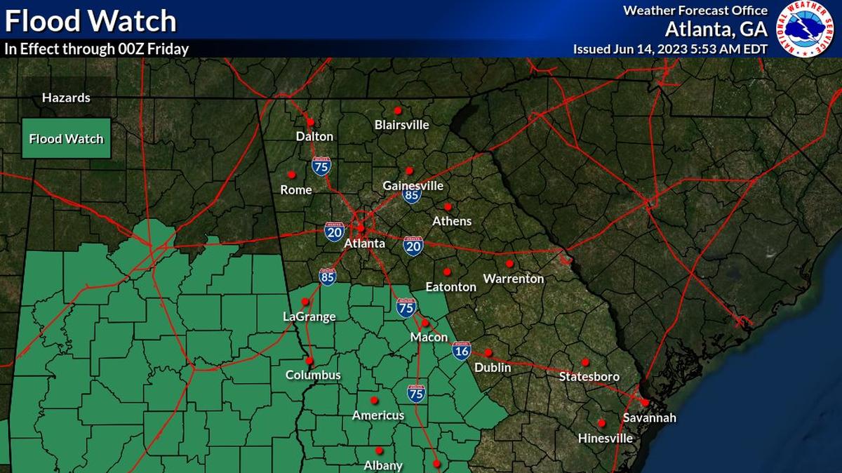 Severe storms are prompting flood watches across the state.