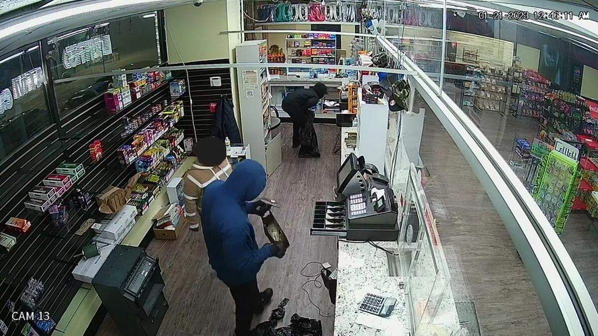 Shaun Mills, Terrell Mills, Corey Wallace and Donnie White were captured on camera stealing from 49er Mart off Shurling Drive in Perry. The Mills received seven life sentences while Wallace and White received 50 years.