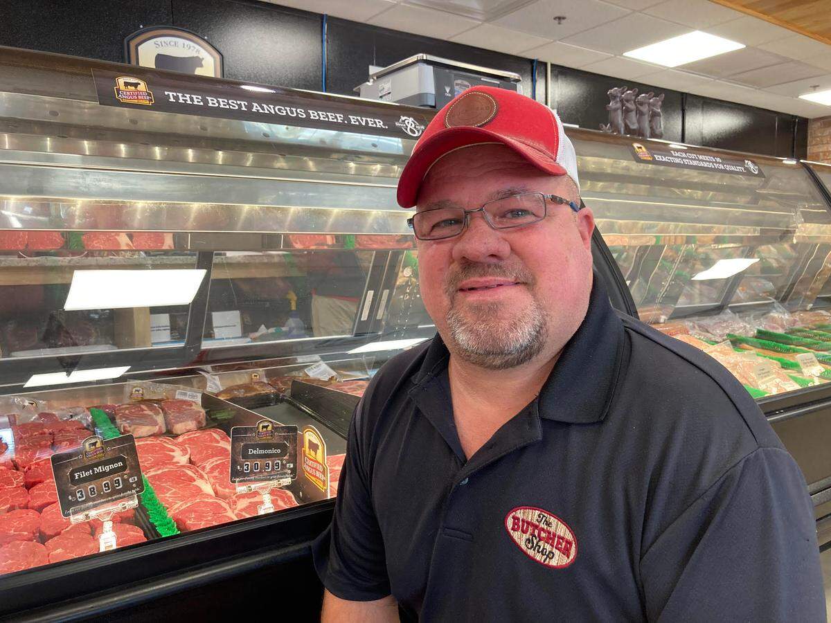 David Dean, co-owner of The Butcher Shop at 4420 Forsyth Road, Suite 125, in the Vineville Crossing Shopping Center in Macon. This is the second location for Dean and his wife, Amy. Their first market is in Warner Robins.