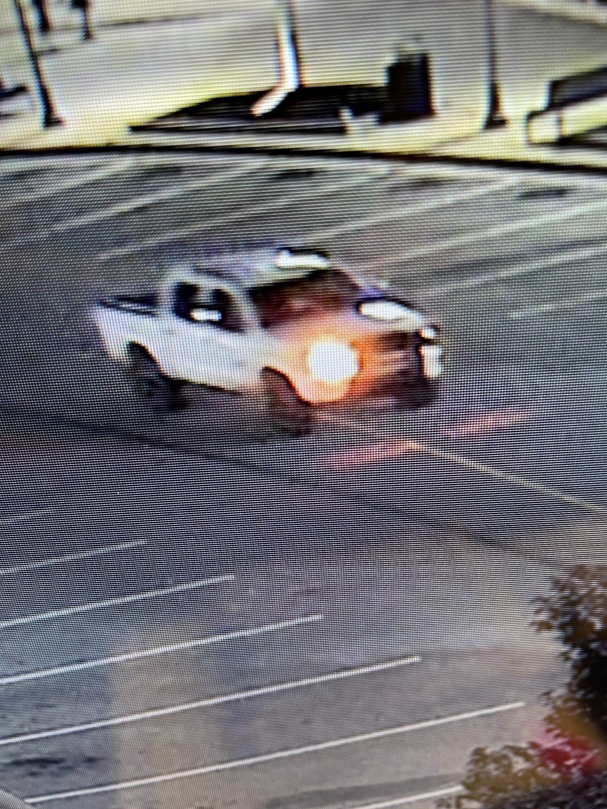 A surveillance image of the Toyota Tacoma that hit and killed a Macon woman the night of May 2 in the Belk’s parking lot. Police are searching for the driver after they left the scene of the wreck.