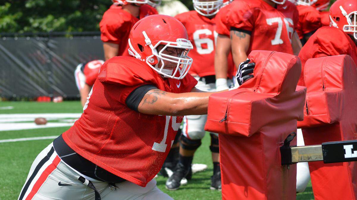 Georgia offensive lineman Kolton Houston was able to claim a sixth year of eligibility after having to sit out three years because of elevated Norandolone levels.