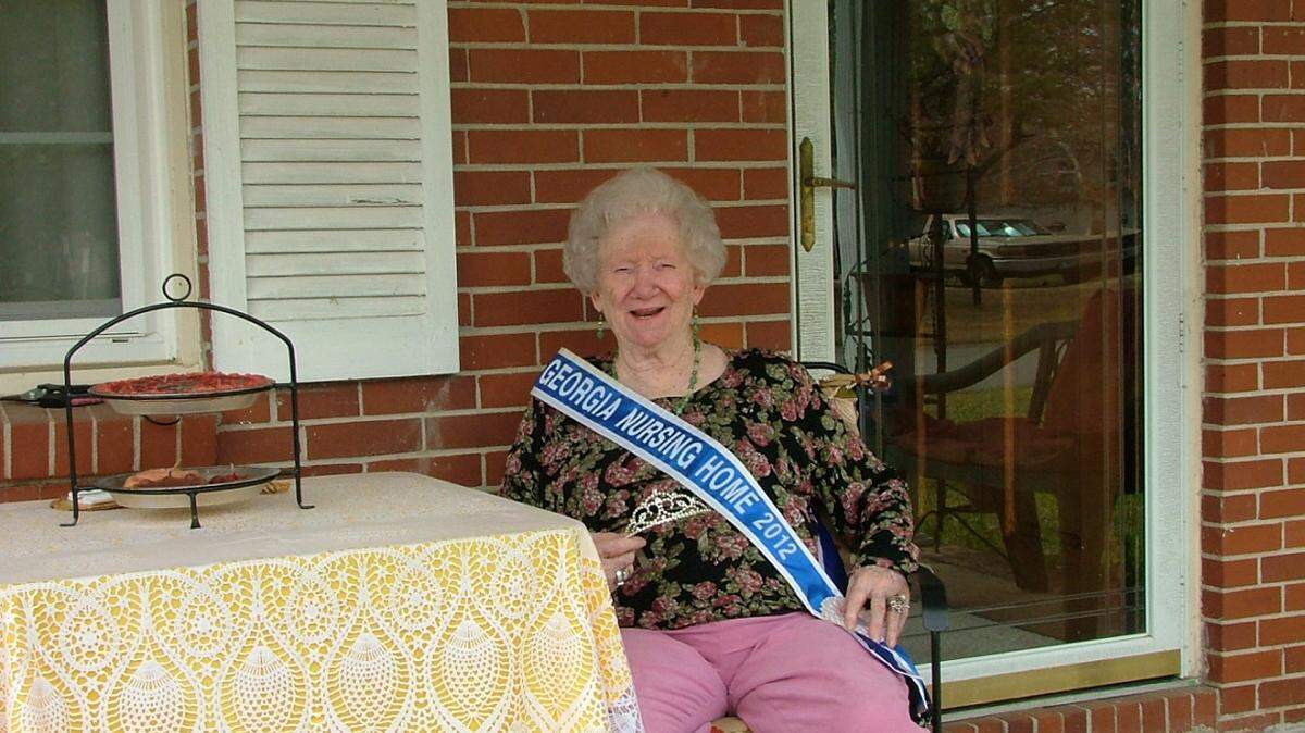 Mary Gertrude McNeal was named Ms. Georgia Nursing Home Queen in 2012.