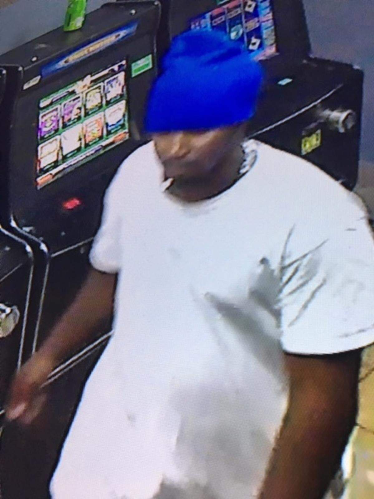 The armed robbery suspect from the Quick Serve at 2311 Pio Nono Ave. is believed to have shot a clerk at the Citgo at 1681 Rocky Creek Road and robbed the Waffle House at 3620 Riverside early Wednesday.