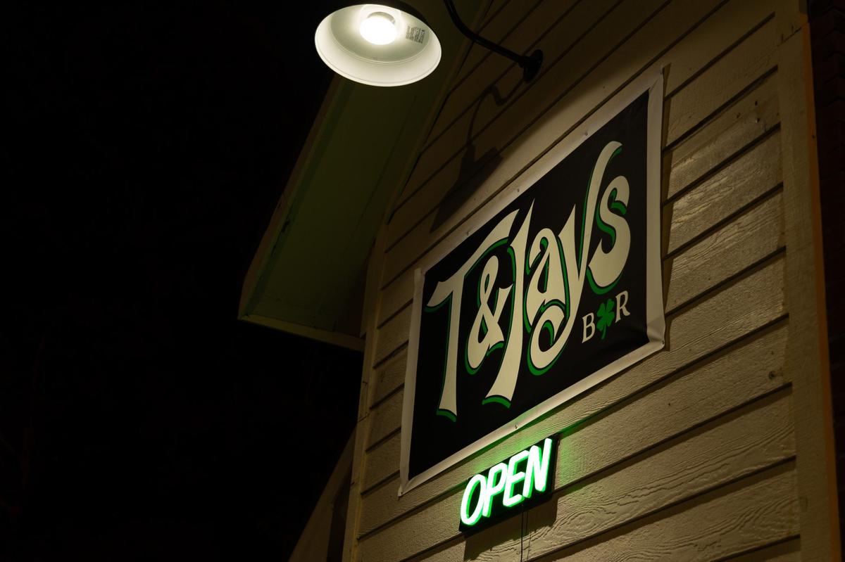 T & Jay’s Bar sits off of Zebulon Road on Tuesday, May 14, 2024, in Macon, Georgia. The newly opened bar features karaoke and other theme nights and honors the memory of Macon local J-Fly, who died of cancer in 2022.