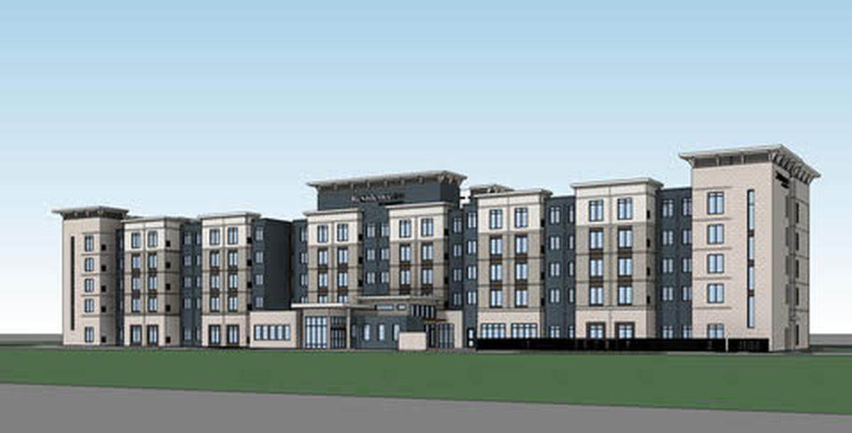 A rendering of a new Residence Inn by Marriott going up off South Houston Lake Road in Warner Robins.